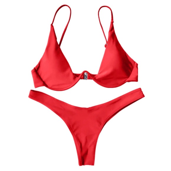 ❤️Fire Red Bikini❤️ - Picture 2 of 5